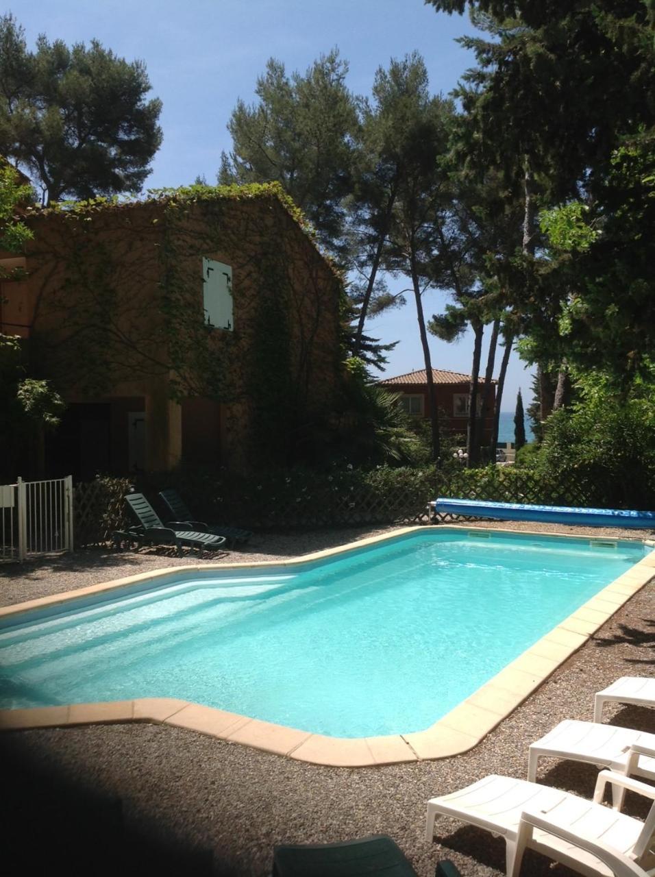 50M Plage T2 Grande Terrasse Vue Mer Climatise Piscine Chauffee, Parking Clos Gratuit Sanary-sur-Mer Exterior photo